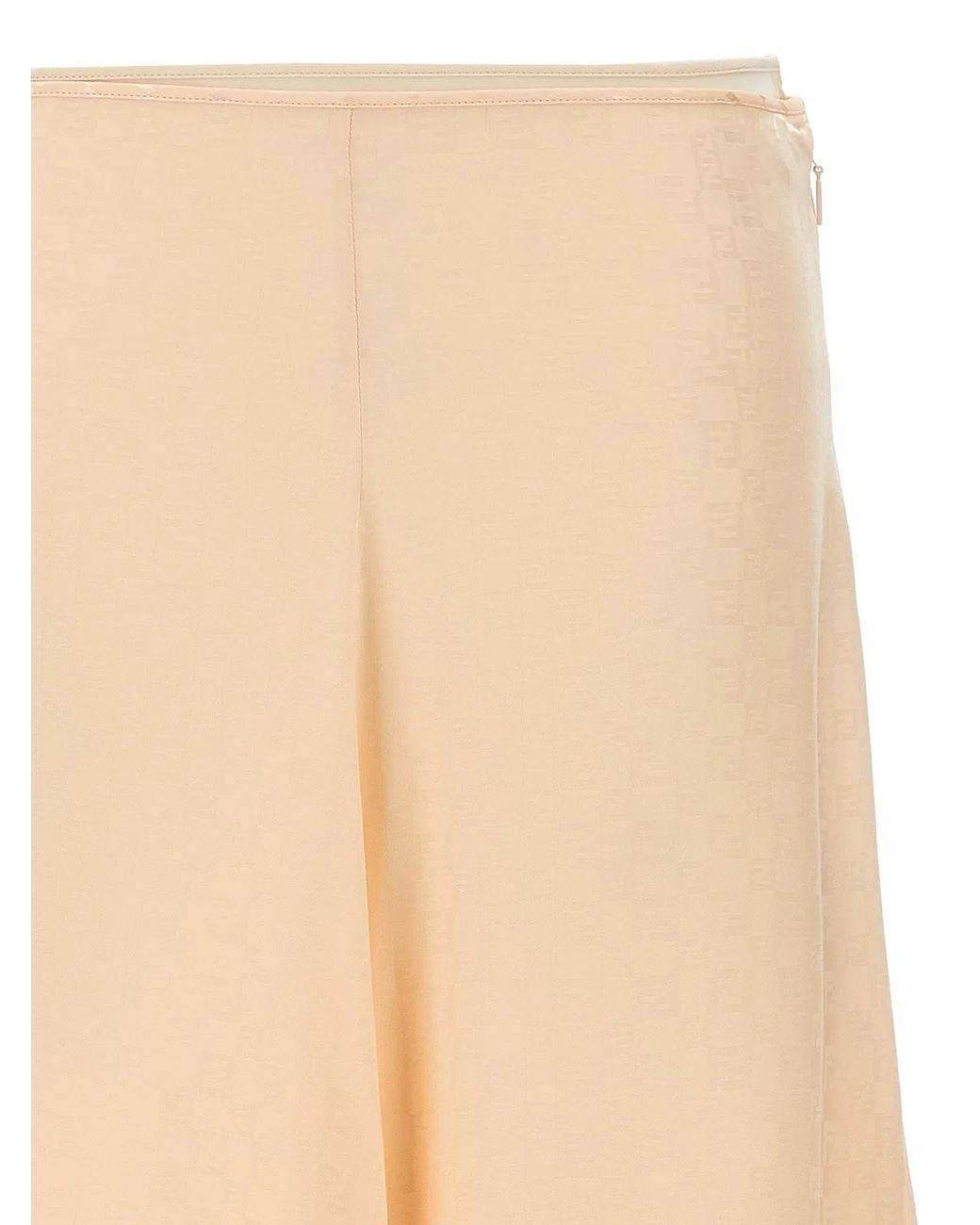 Fendi Natural 100% Silk Skirts