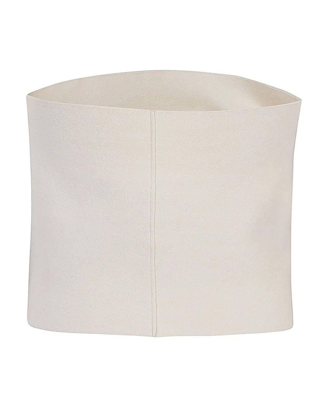Liviana Conti White Bandeau Top