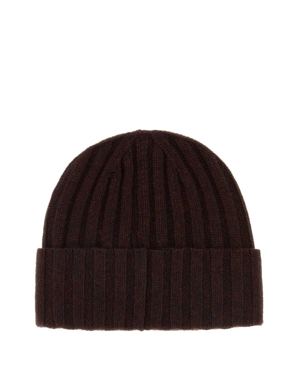 Vivienne Westwood Red Chocolate Cashmere Beanie Hat
