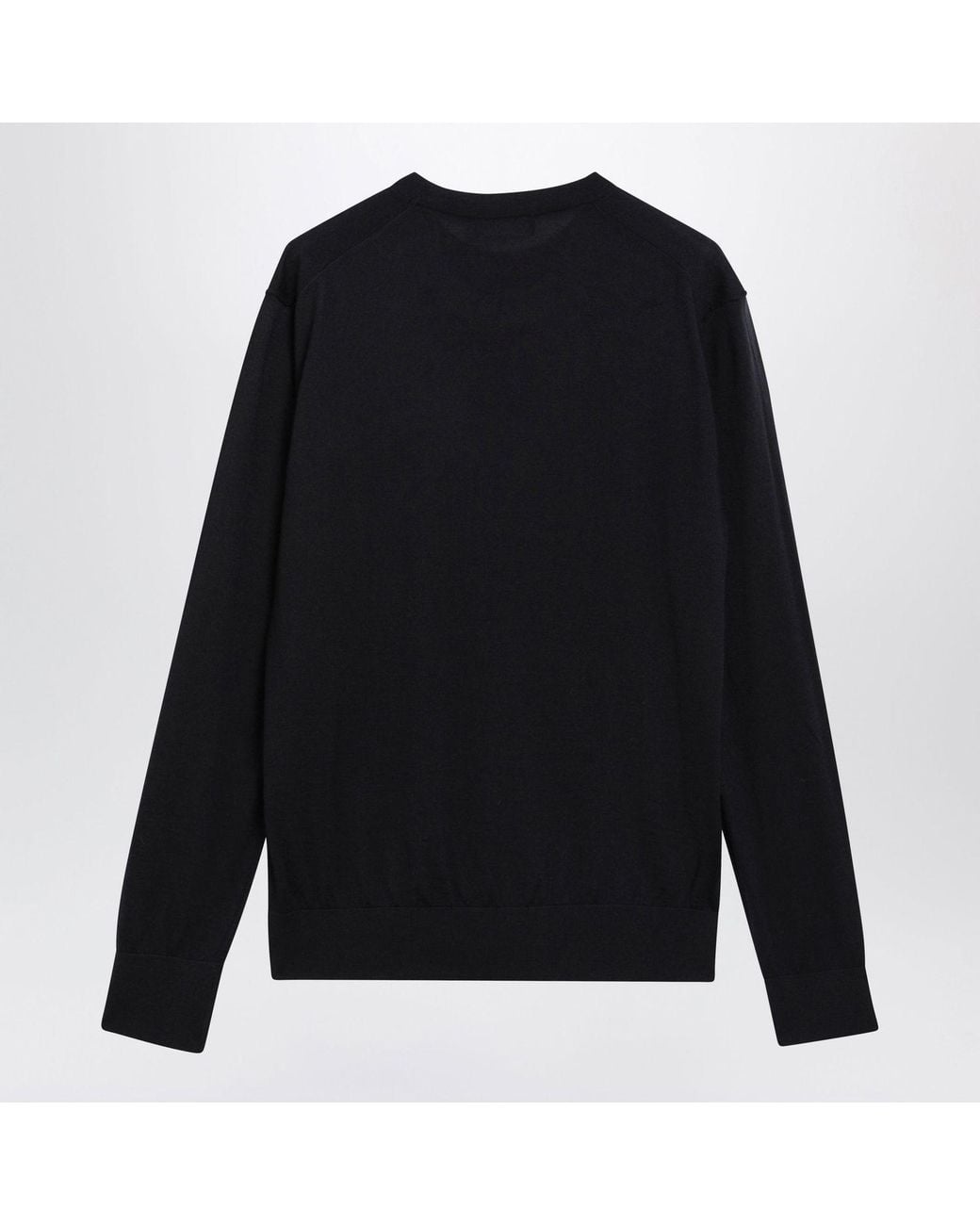 Dolce & Gabbana Black Dolce & Gabbana Cashmere Crewneck Sweater for men