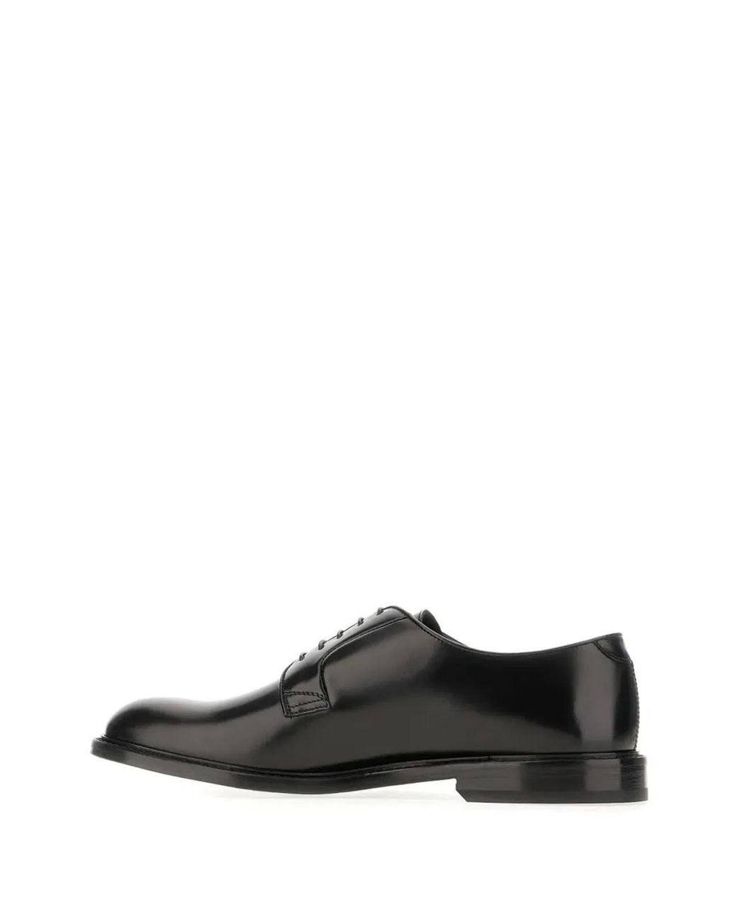 Doucal's Black Derby Lace Up for men