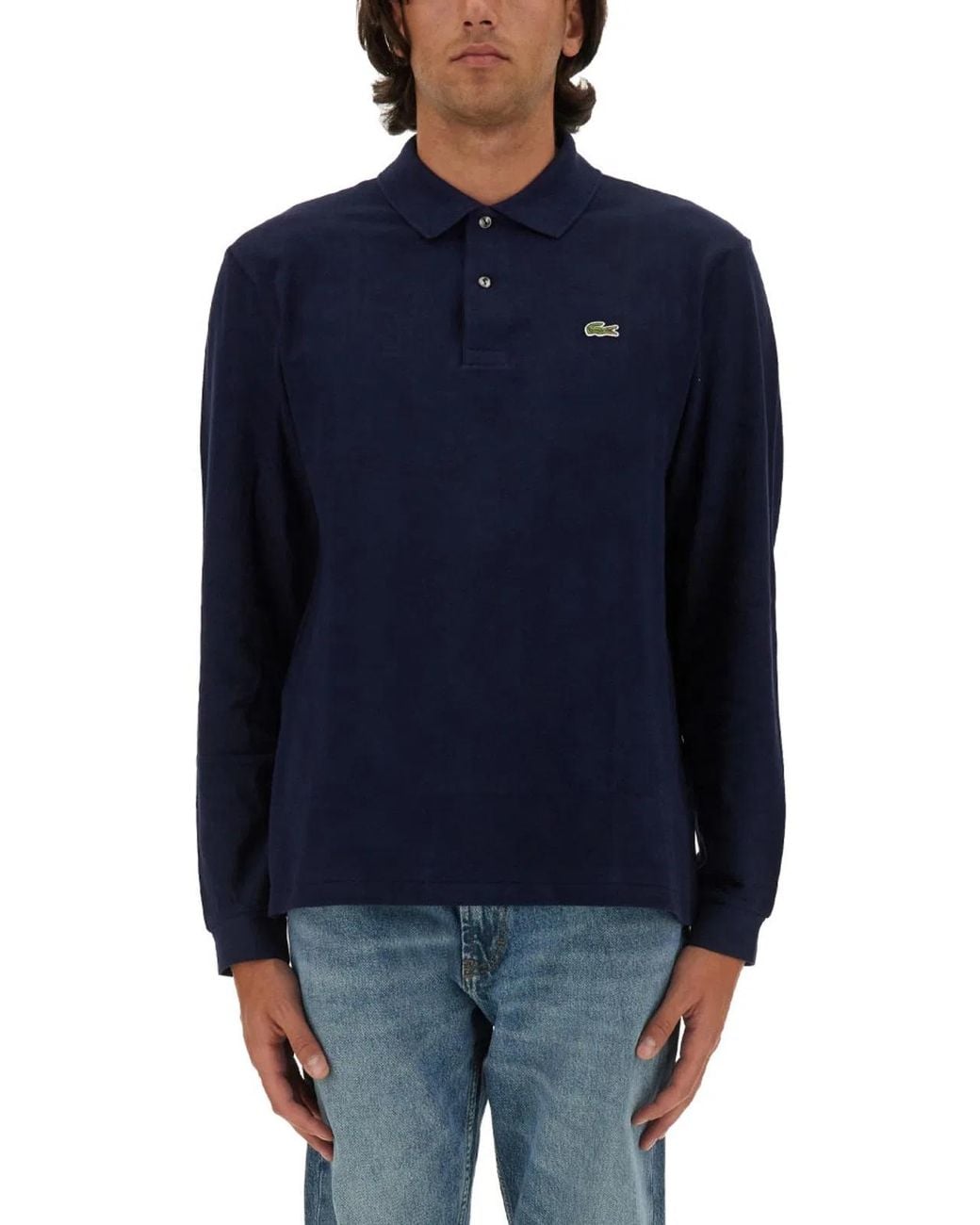 Lacoste Blue Polo With Logo for men
