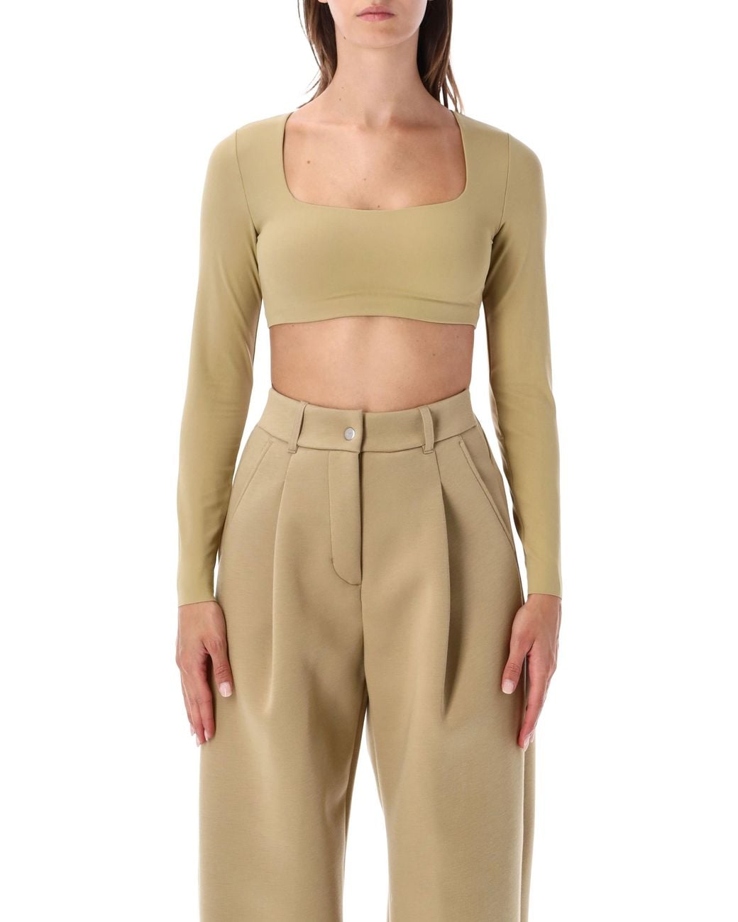 Nike Natural Zenvy Long-Sleeve Sports Bra