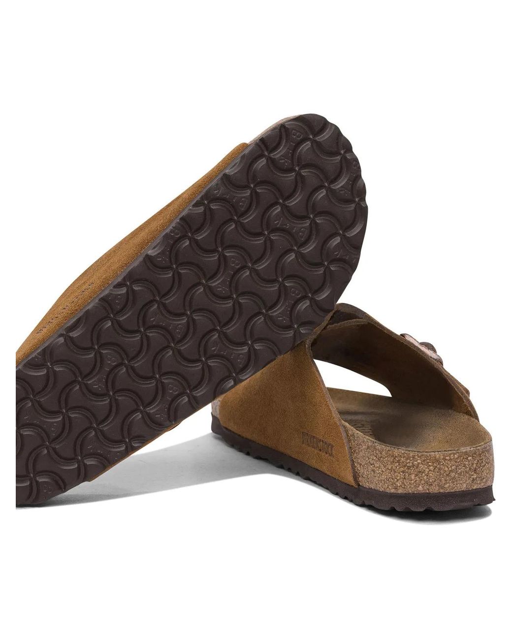 Birkenstock Brown Suede Sandals for men