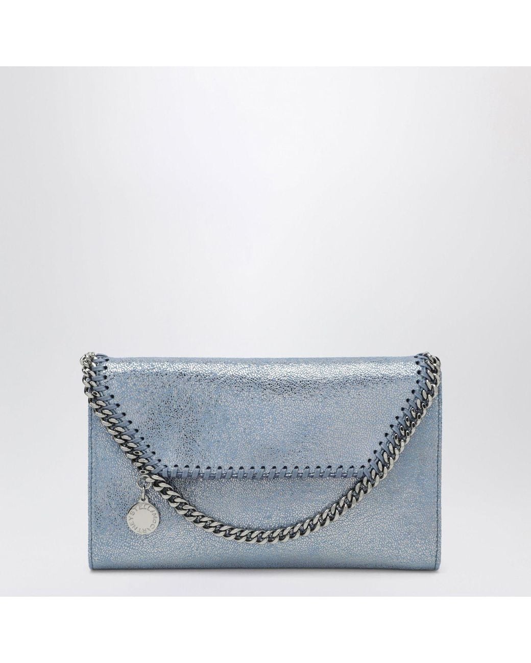 Stella McCartney Blue Mini Falabella Crossbody Bag