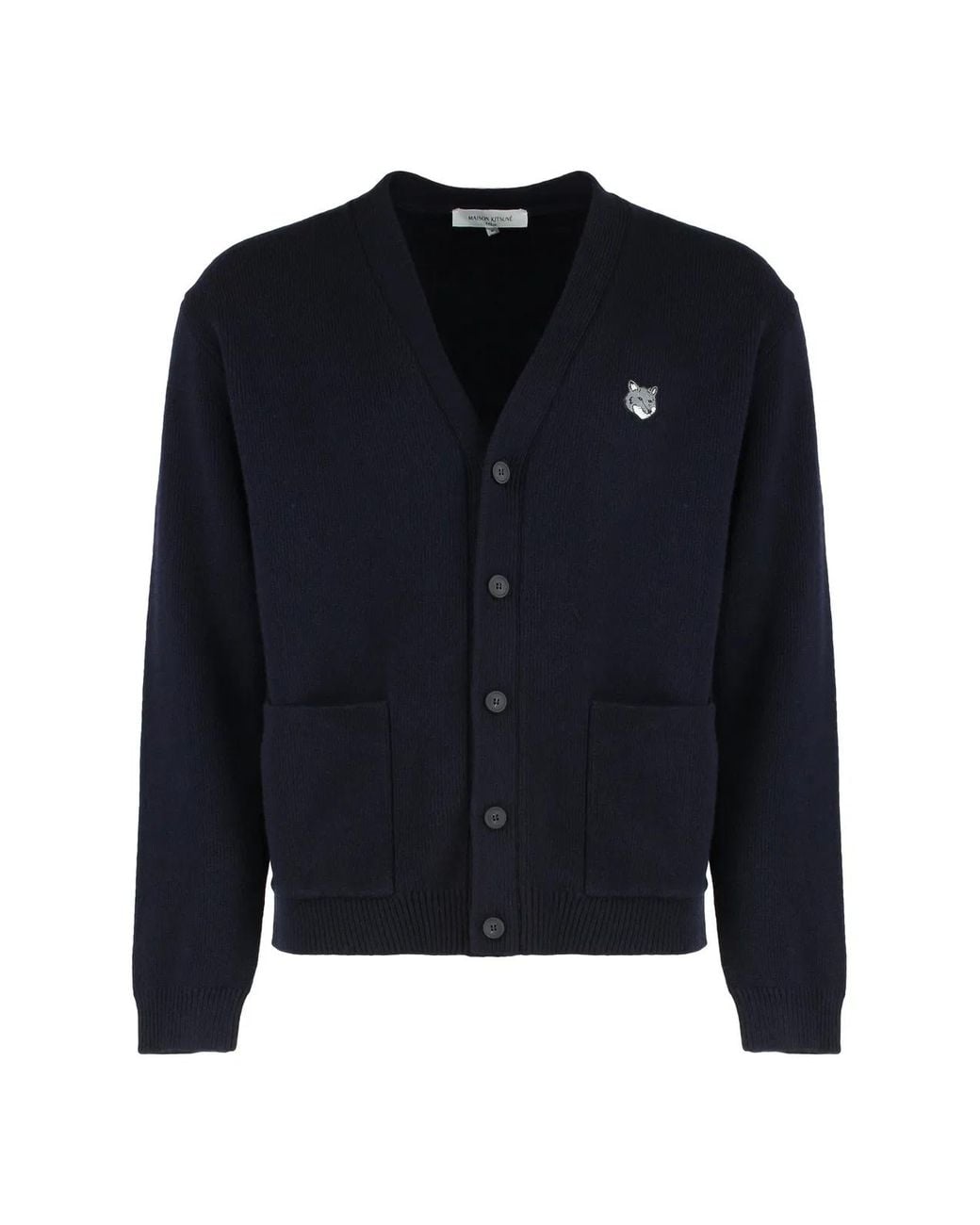 Maison Kitsuné Blue Maison Kitsuné Cardigan for men