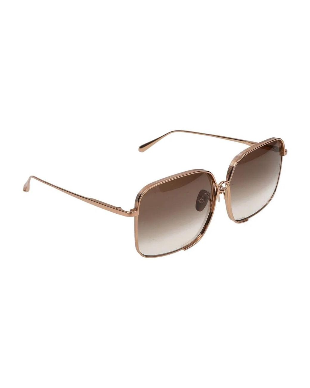 Linda Farrow Brown Sunglasses Lfl1597 Genevieve C2 Rose/15/145