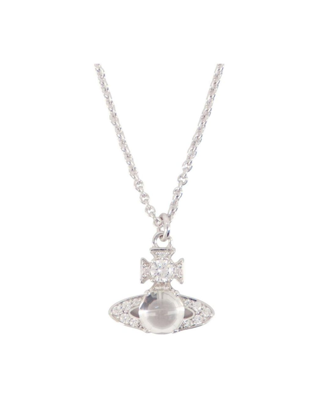 Vivienne Westwood White Ondina Necklace