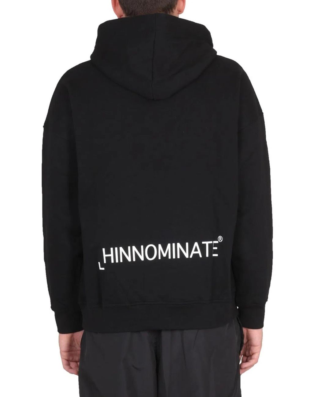 hinnominate Black Sweatshirt With Logo for men