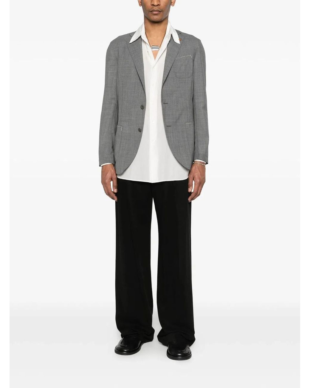 Latorre Gray 200 Virgin Wool Jacket for men