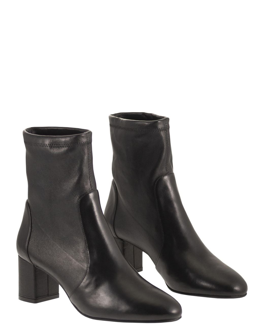 Stuart Weitzman Black Yulia Stretch 60