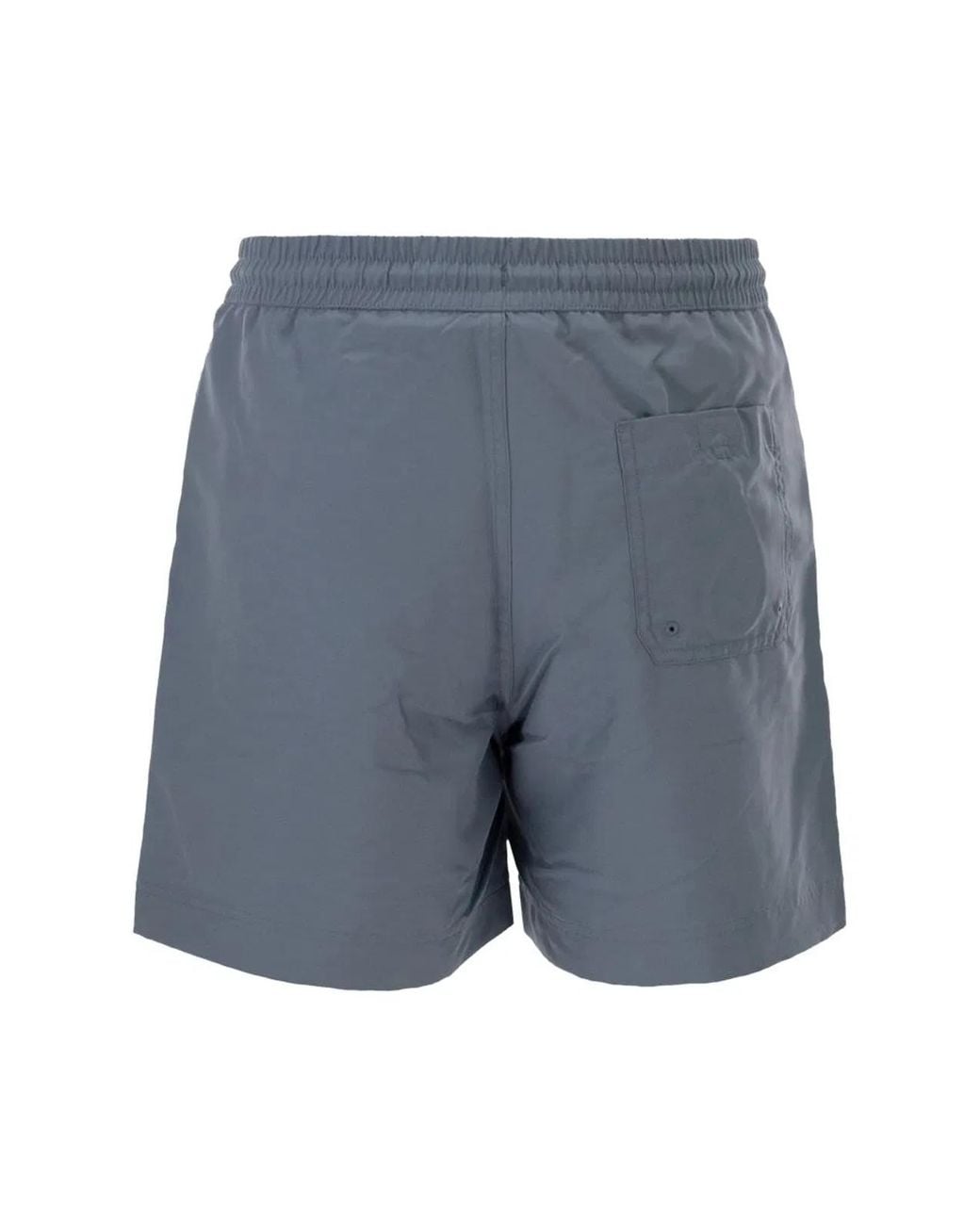 Carhartt Gray Beach Shorts With Logo