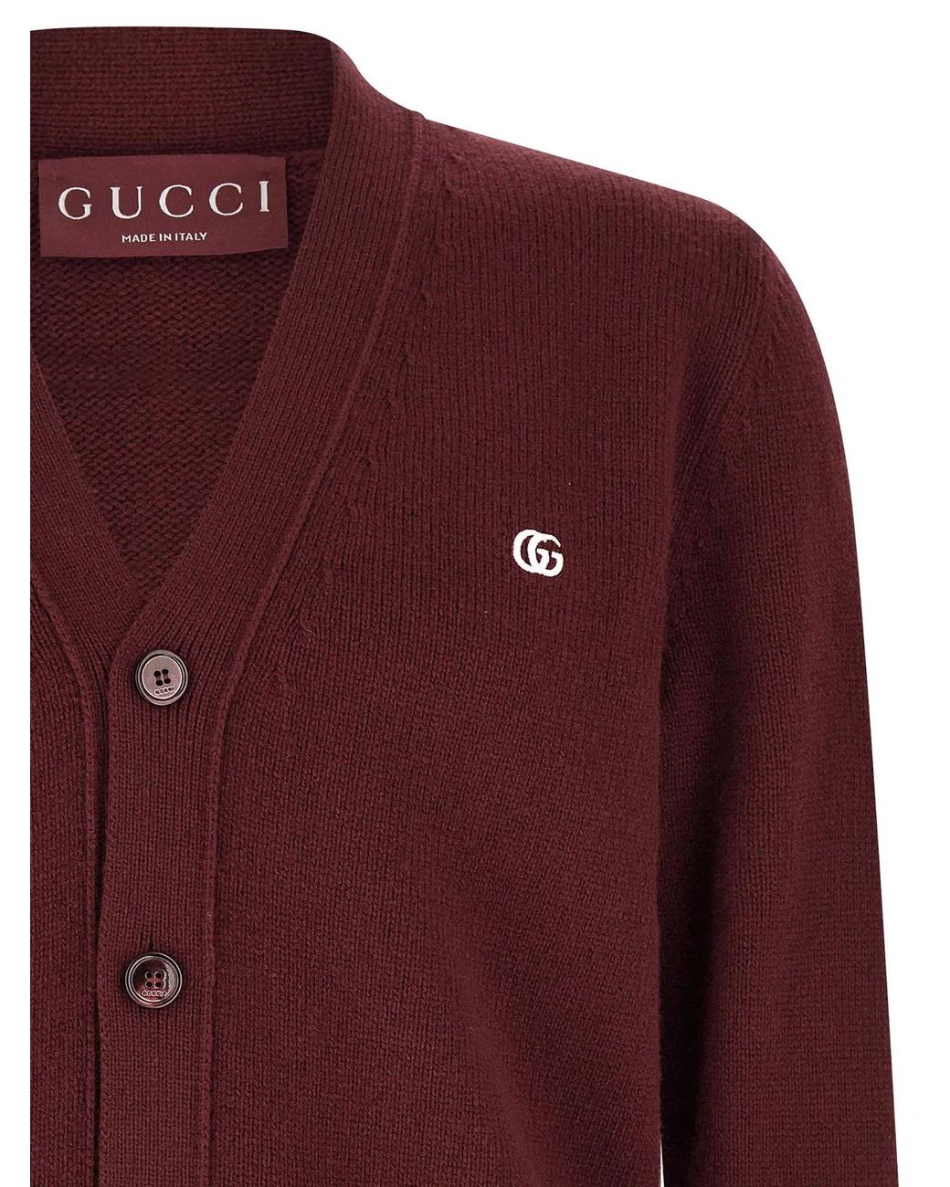 Gucci Purple 'Doppia G' Sweater for men