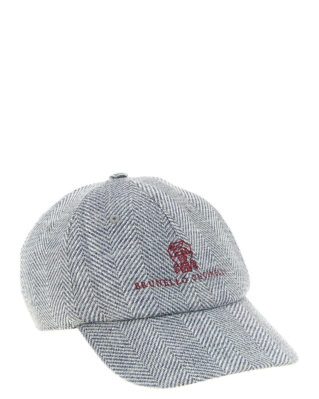 Brunello Cucinelli Gray 'Baseball' Cap for men