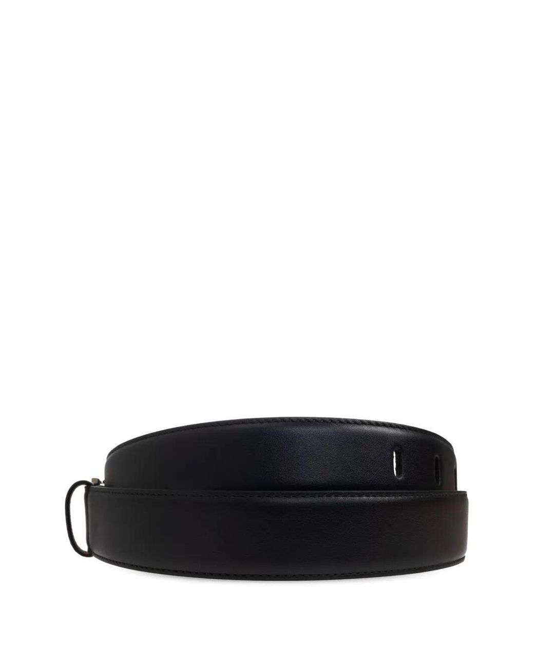 Tod's White Buckle Solid Belt for men