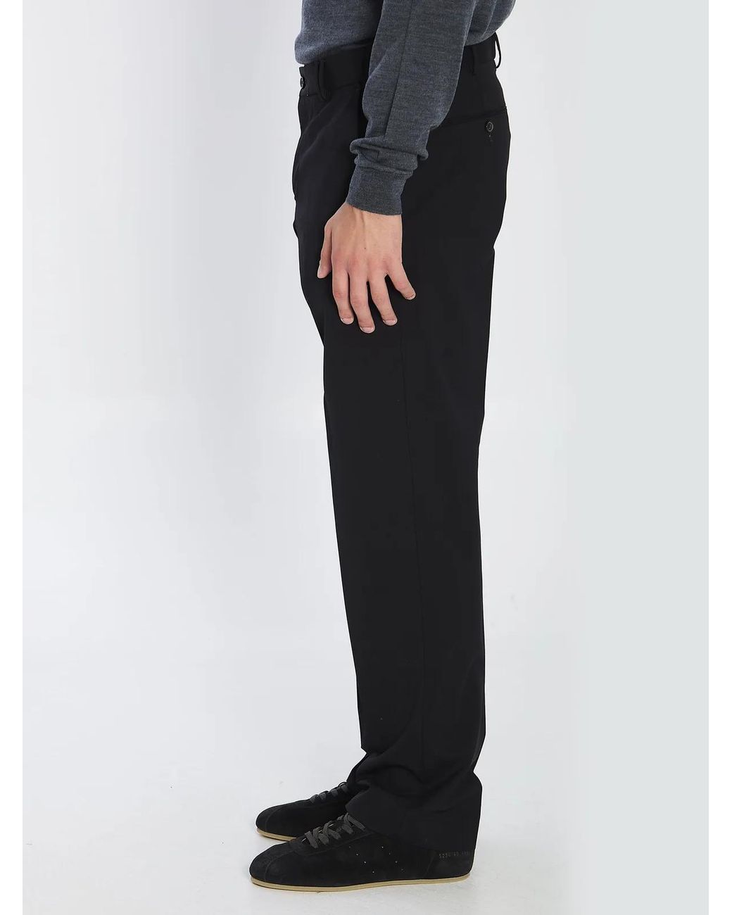 PT Torino Black Michael Pants for men