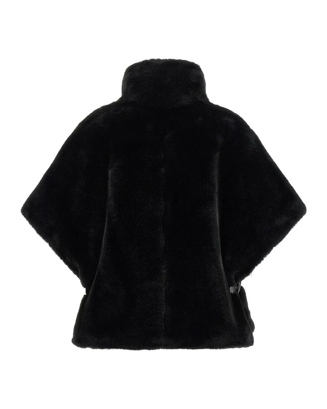 Pinko Black Fur Cape