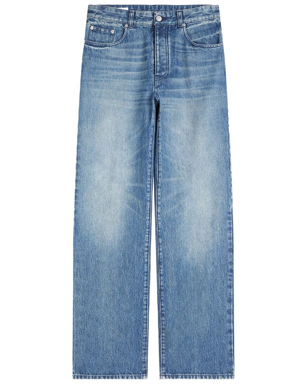 Dries Van Noten Blue Jeans "Peyter" A Gamba Dritta for men