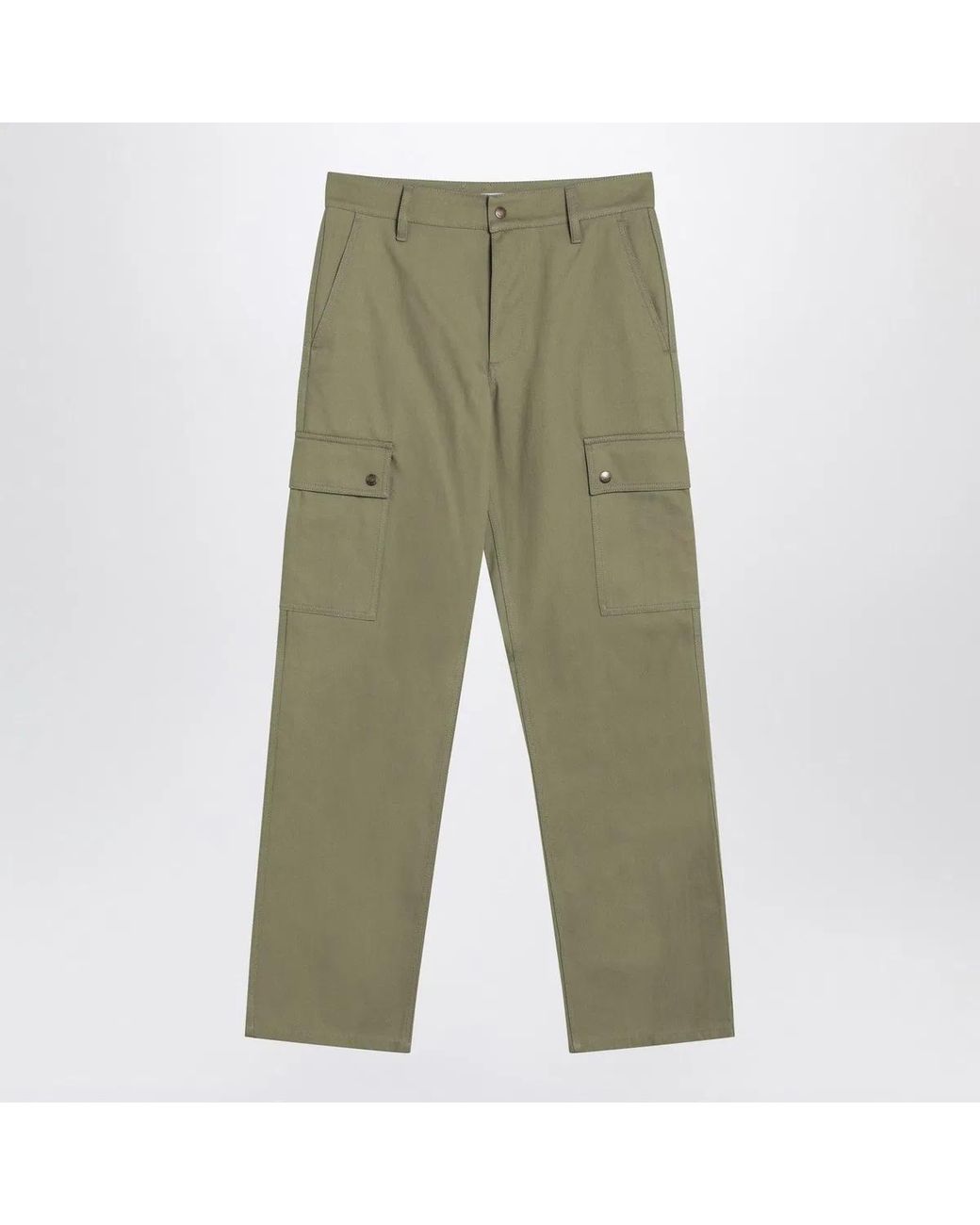 Burberry Green Khaki Cargo Pants for men