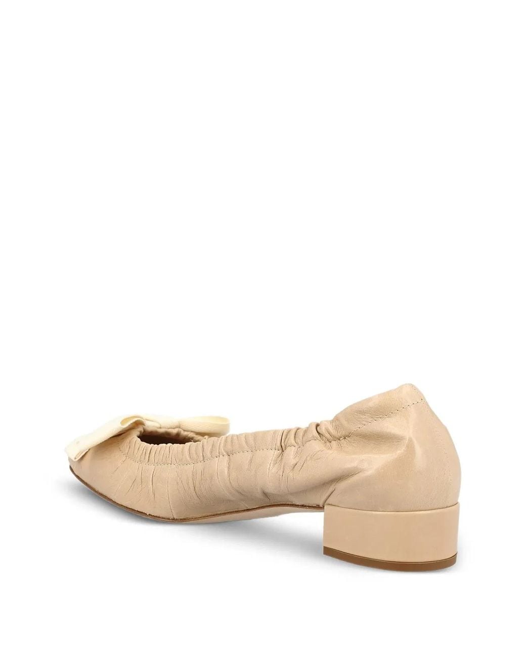 Prada Natural Leather Pumps Footwear