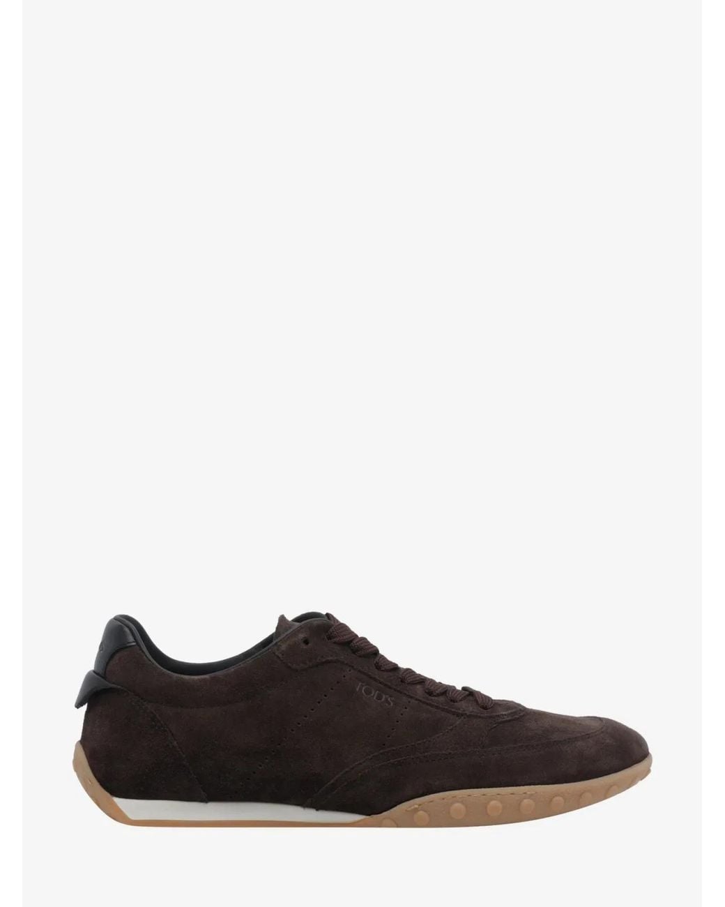 Tod's White Moor Suede Sneakers for men