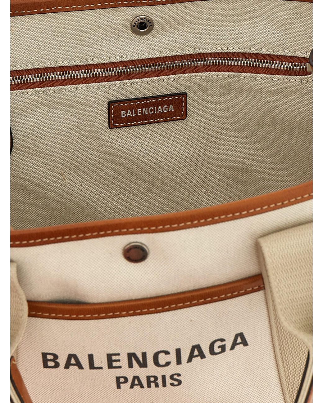 Balenciaga Metallic Small 'Biarritz' Shopping Bag