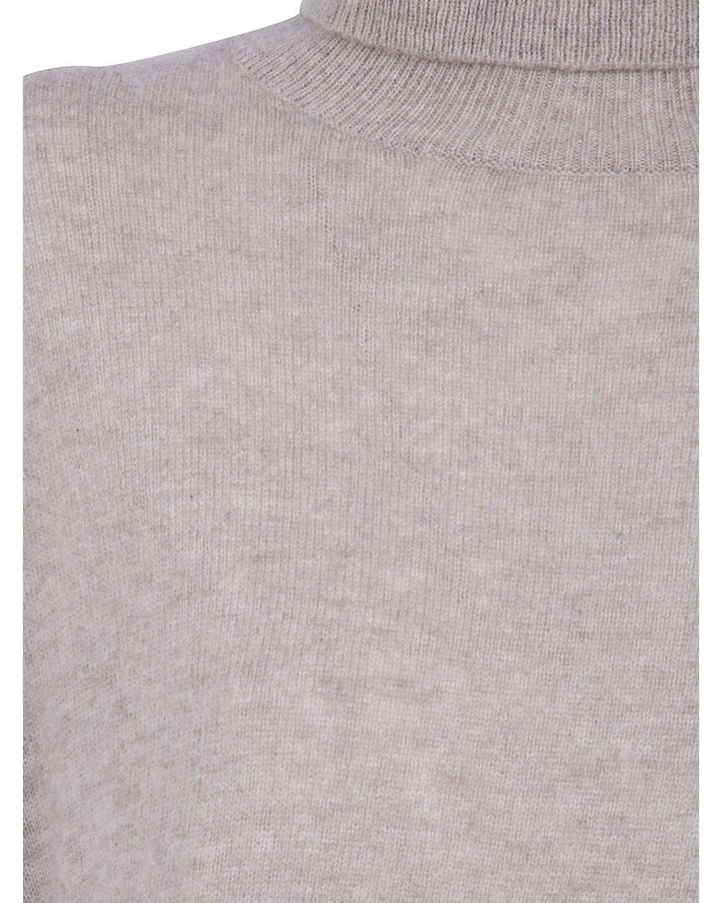 ABSOLUT CASHMERE Gray "Clara" Turtle Neck Sweater