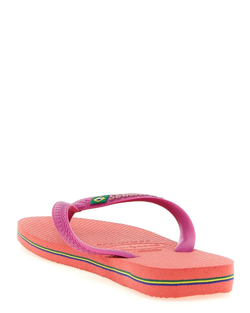 Havaianas Pink 'Brasil Logo' Sandals