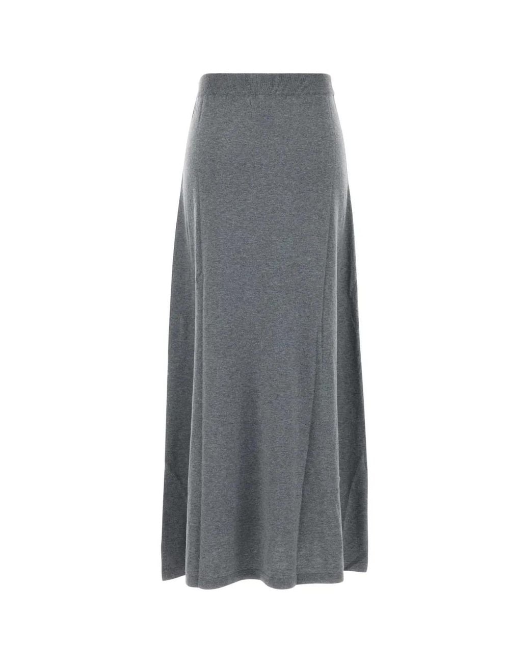 Lisa Yang Gray Adrienne Skirt