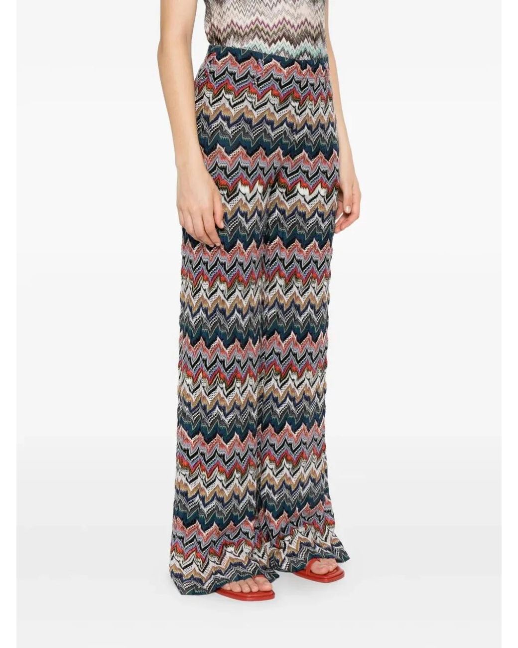Missoni Multicolor Elastic Waist Trousers