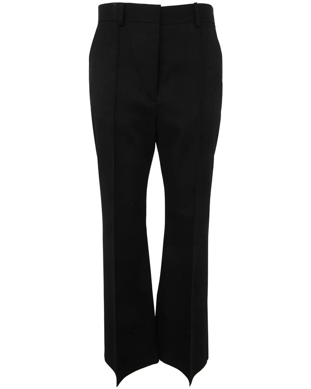 Lanvin Black Tuxedo Cigarette Trousers for men