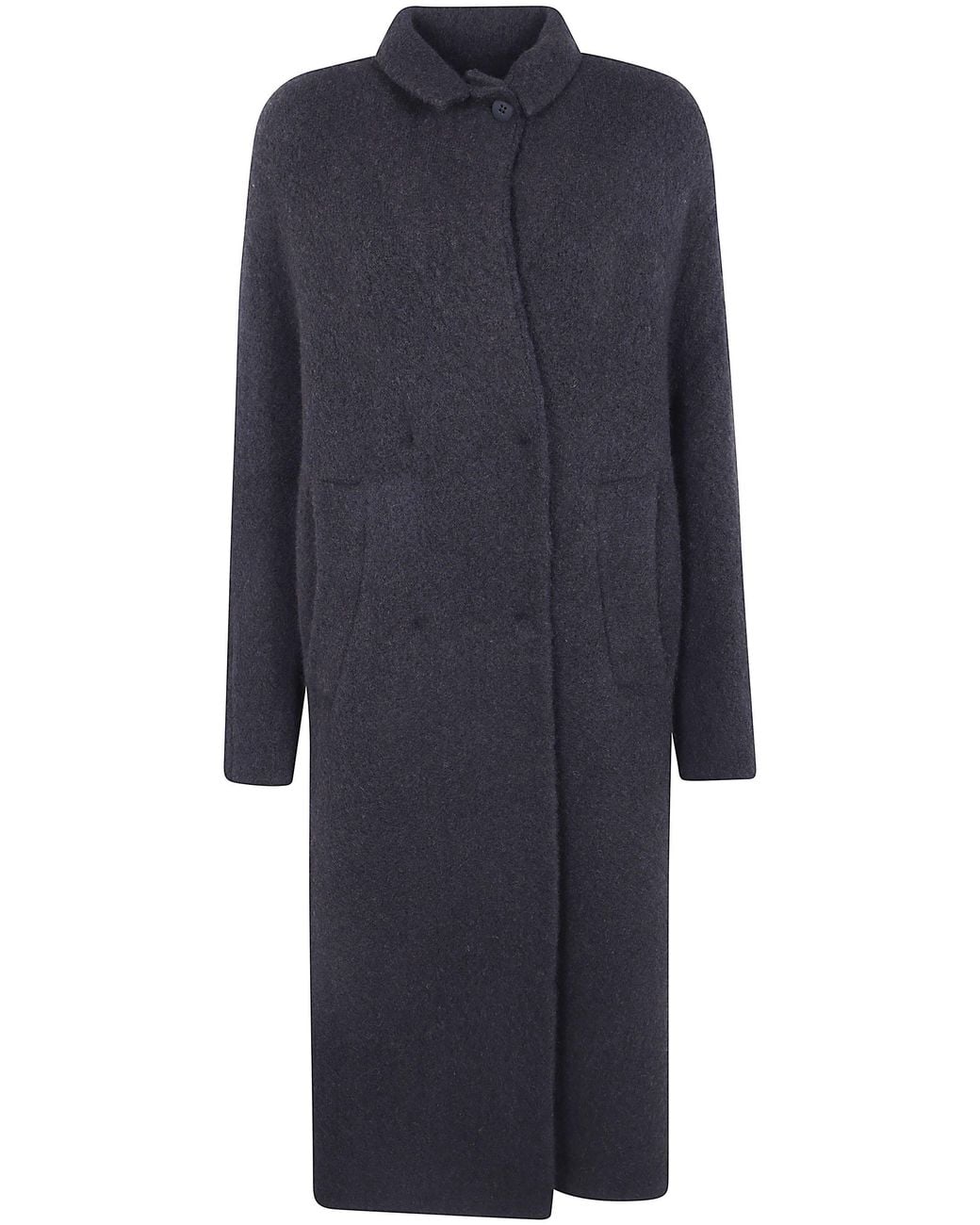 Boboutic Blue "Bob's Coat" Double Breasted Coat