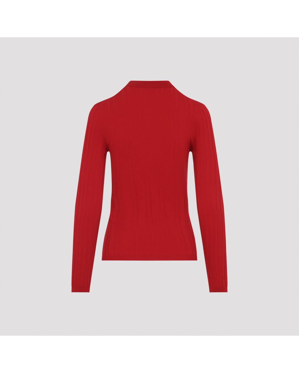 Prada Red Cotton Polo