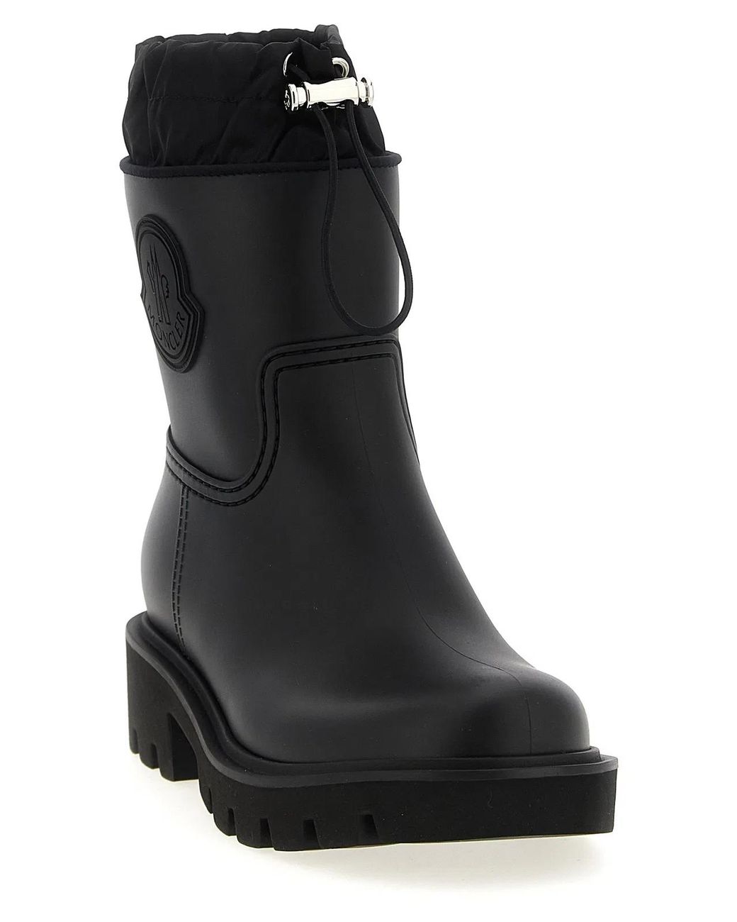 Moncler Black 'Kickstream' Rain Boots