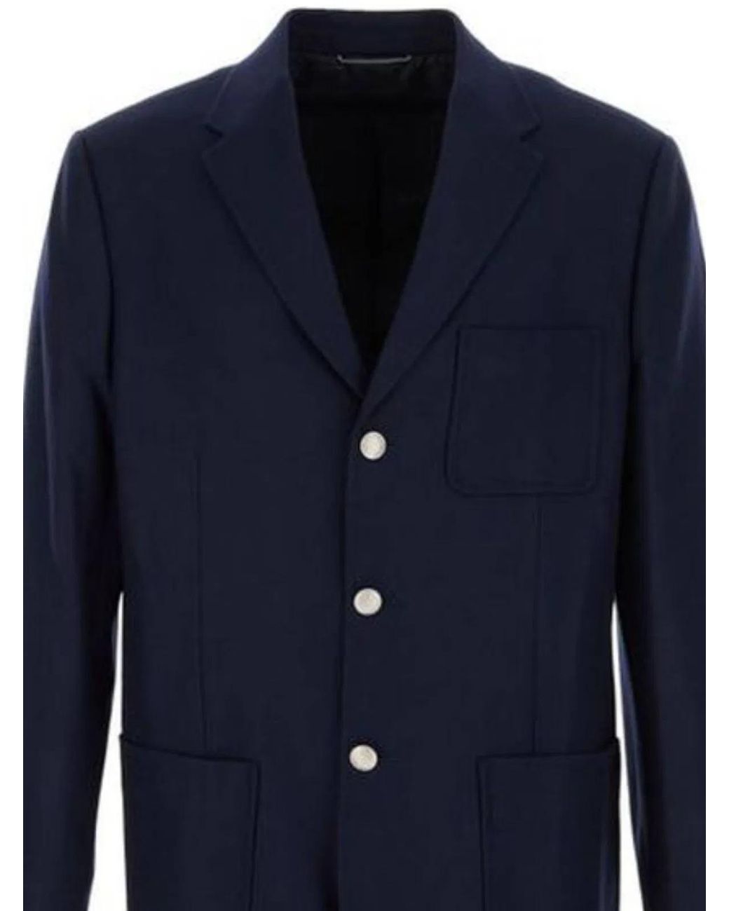 Dior Blue Woven Jacket for men