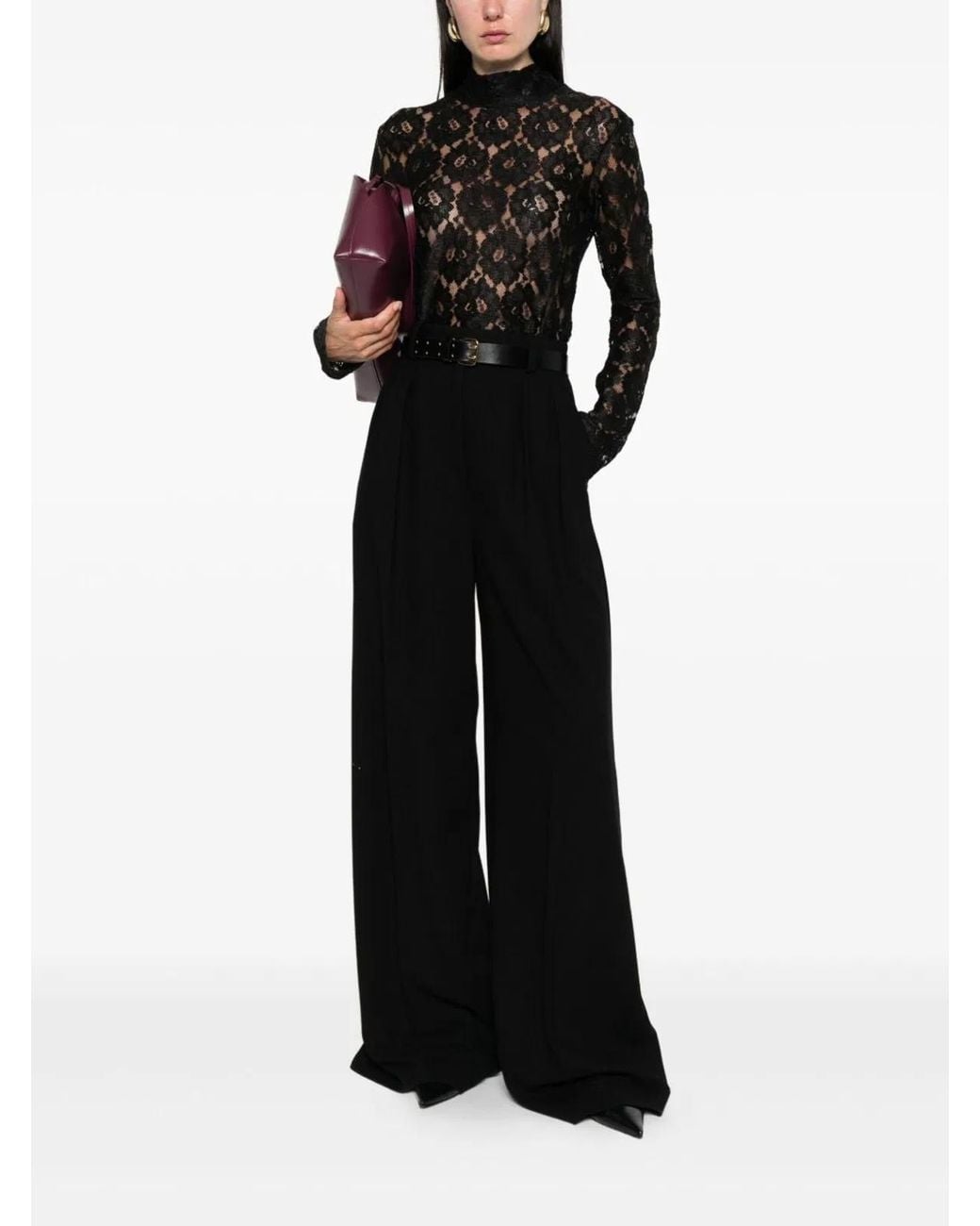 Rohe Black Lace Top
