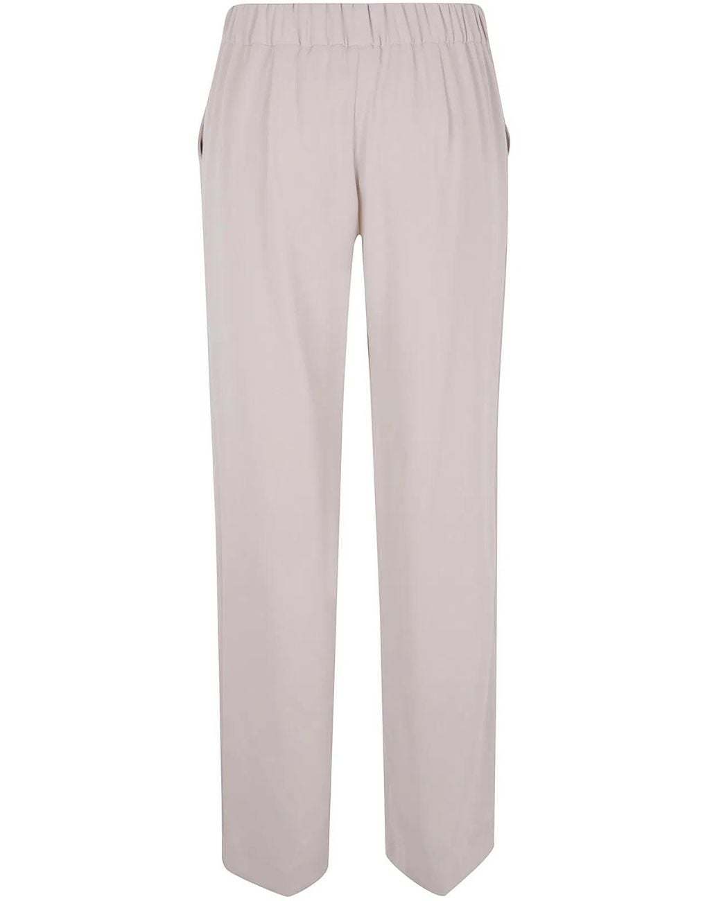 P.A.R.O.S.H. White Wide Trousers