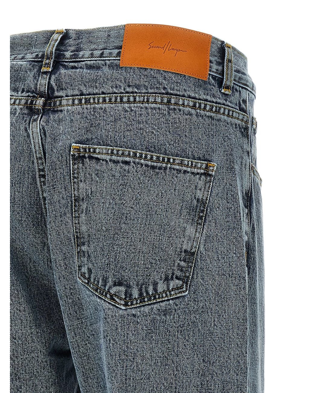 Second/Layer Blue 'Big Papi' Jeans for men