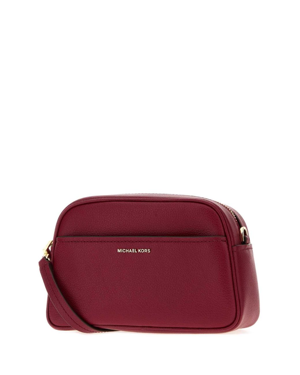 MICHAEL Michael Kors Red Tiziano Leather Jet Mini Crossbody Handbag
