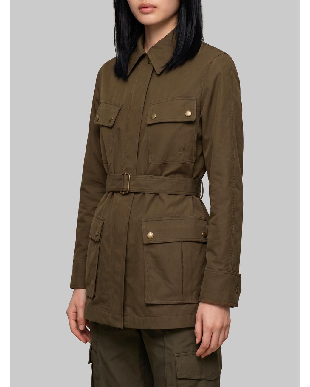 Burberry Green Safari Jacket