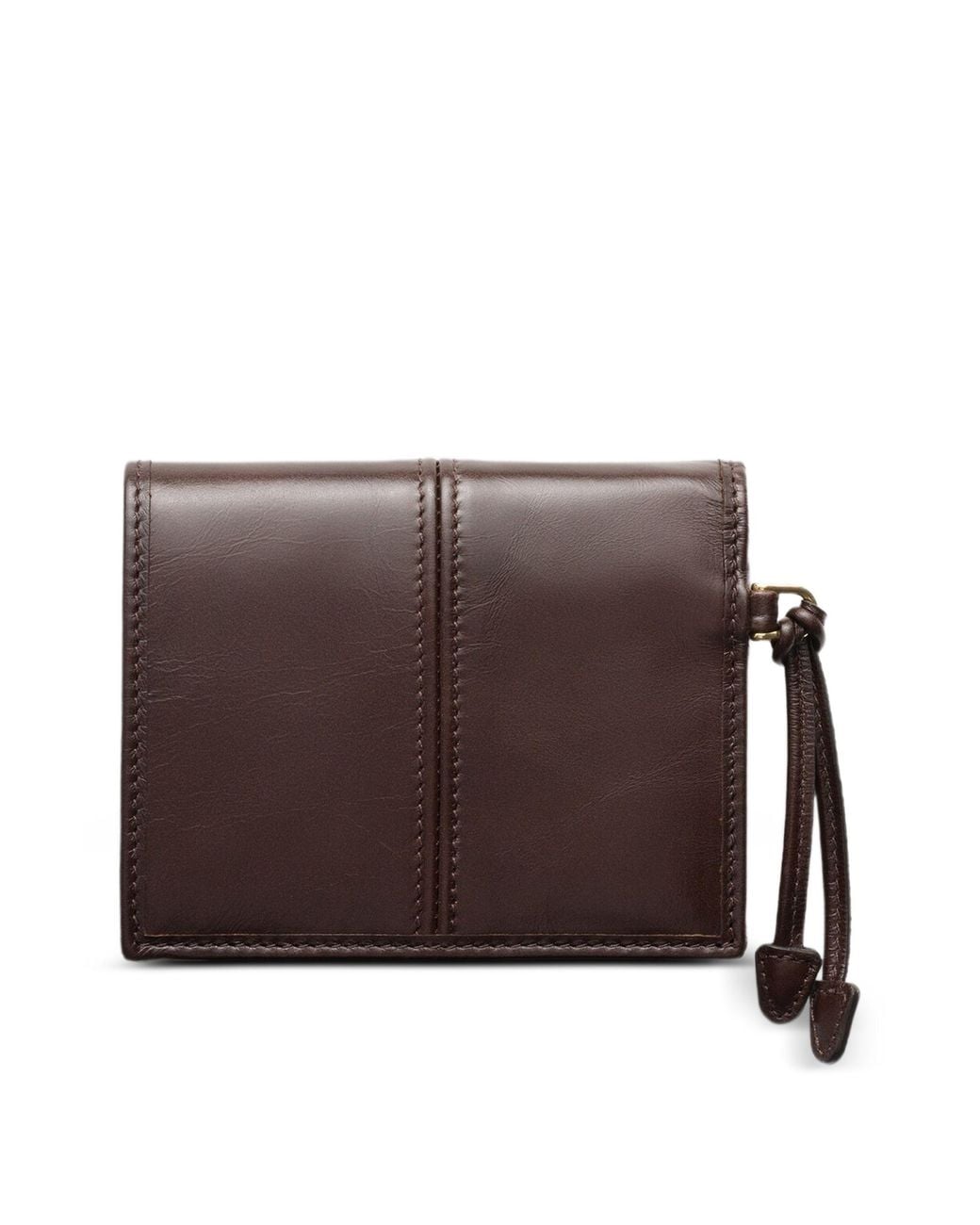 Prada Brown Small Leather Wallet