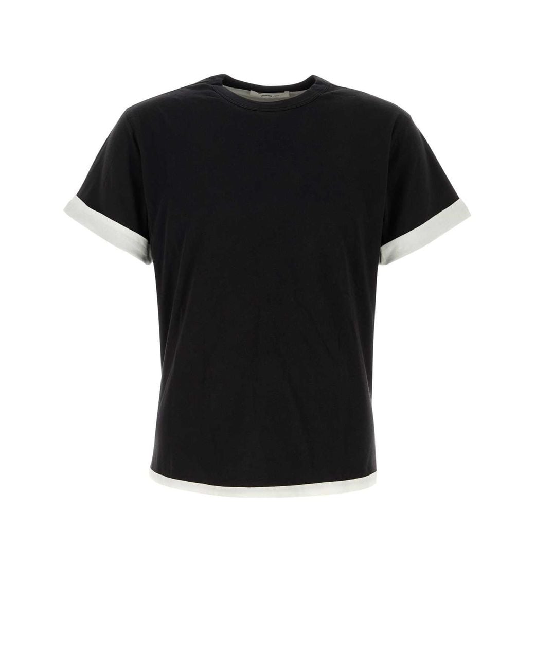 GIMAGUAS Black Roman Ss T-Shirt for men