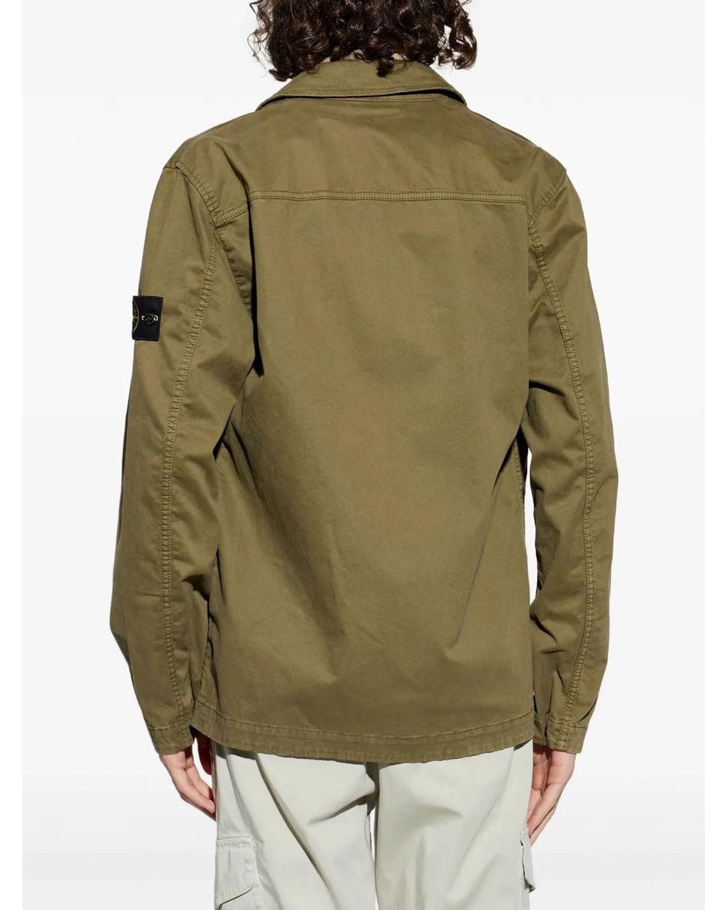 Stone Island Green Mini Shirt Collection for men