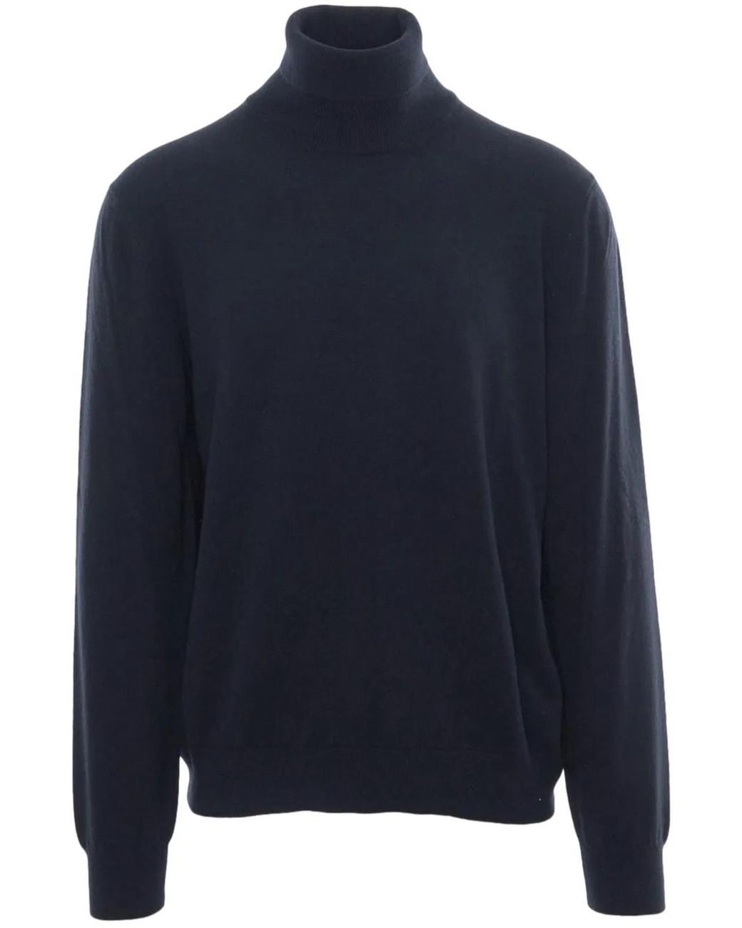 Gran Sasso Blue Wool Cyclist Sweater for men