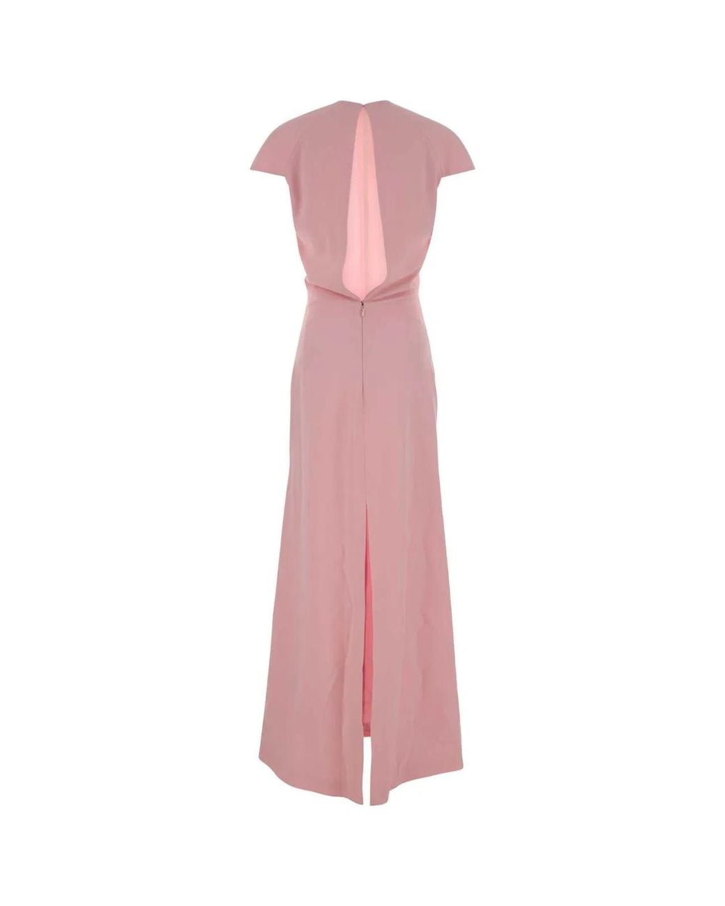 Jil Sander Pink Sable Long Dress