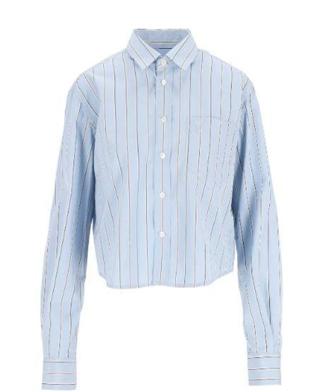 AMI Blue Cotton Shirt