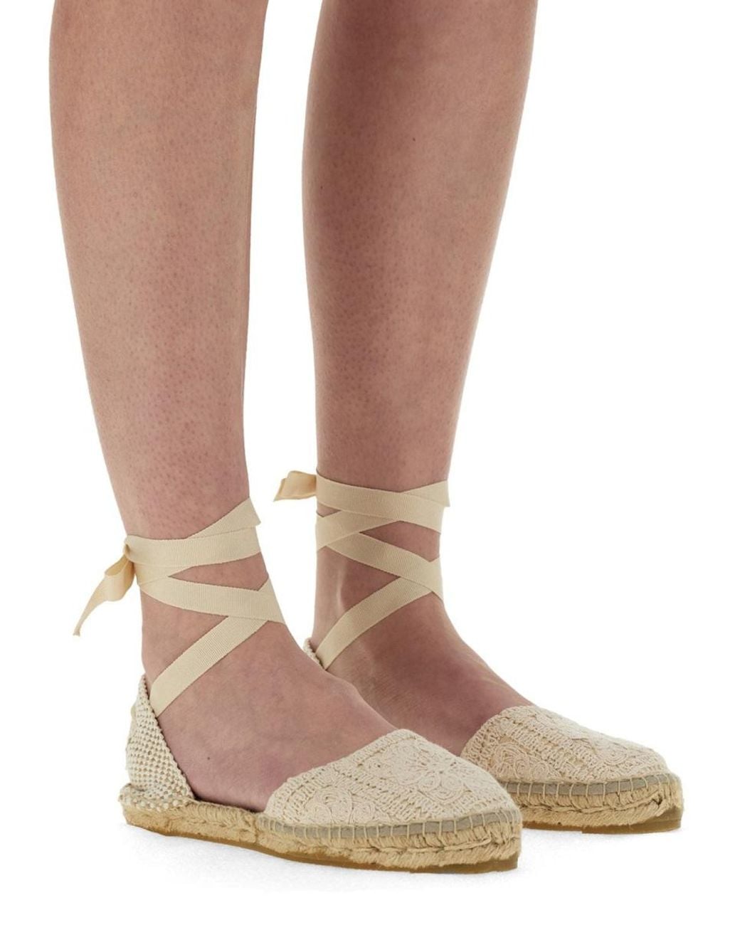 Manebí Natural Manebi Espadrilles Flat