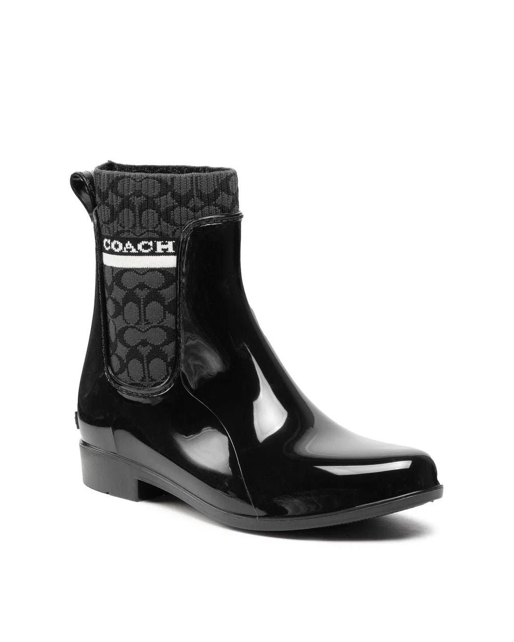 COACH Black Rivington Bootie