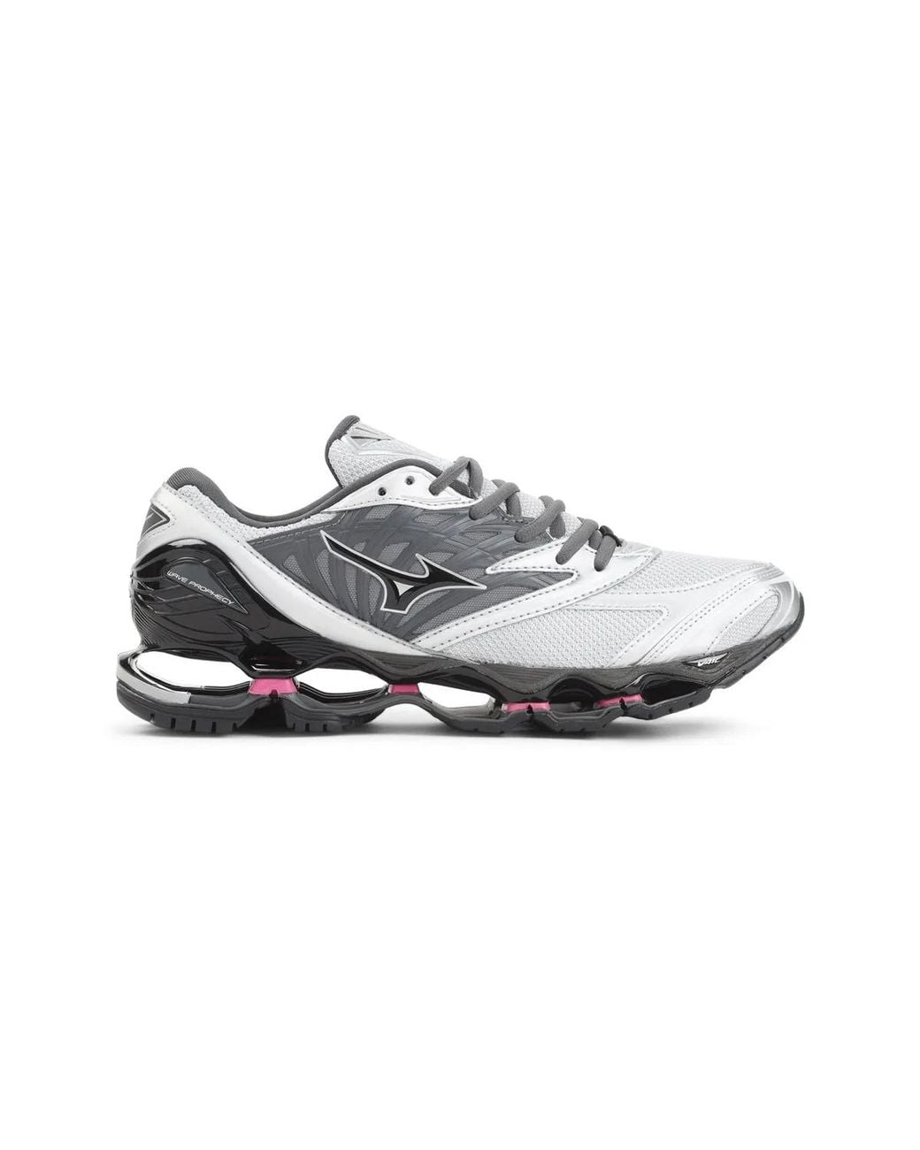 Mizuno White Harbor Mist Leather Wave Prophecy Ls Sneakers for men