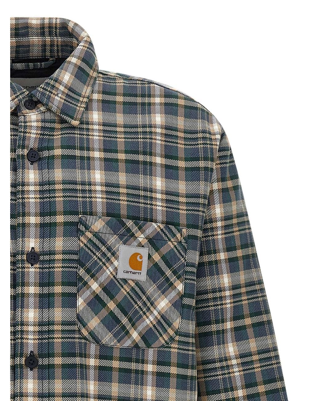 Carhartt Gray 'Cronyn' Overshirt for men